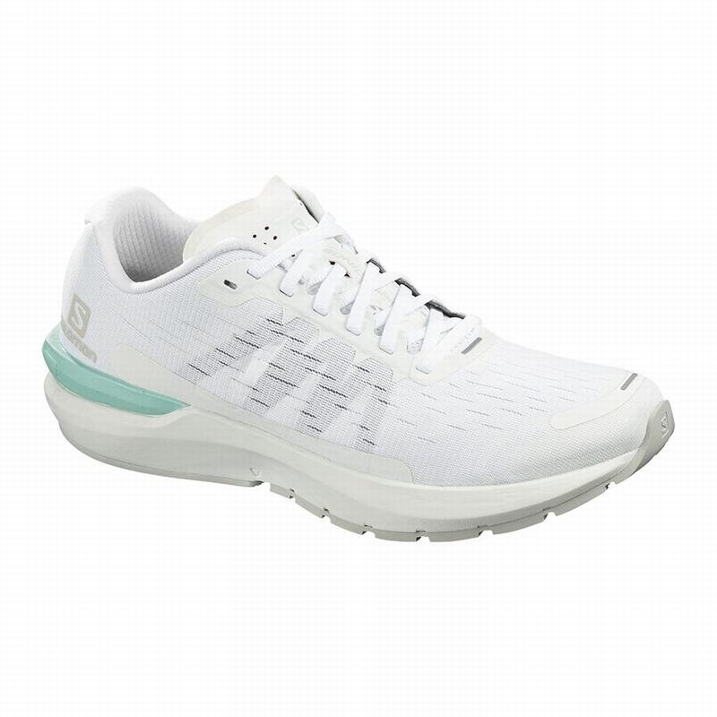 Chaussure Running Salomon Homme Blanche - Salomon SONIC 3 BALANCE - France (7384-CWSDQ)